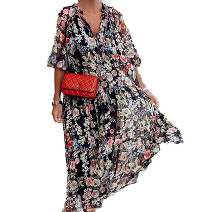 Women's Spring Floral Dress