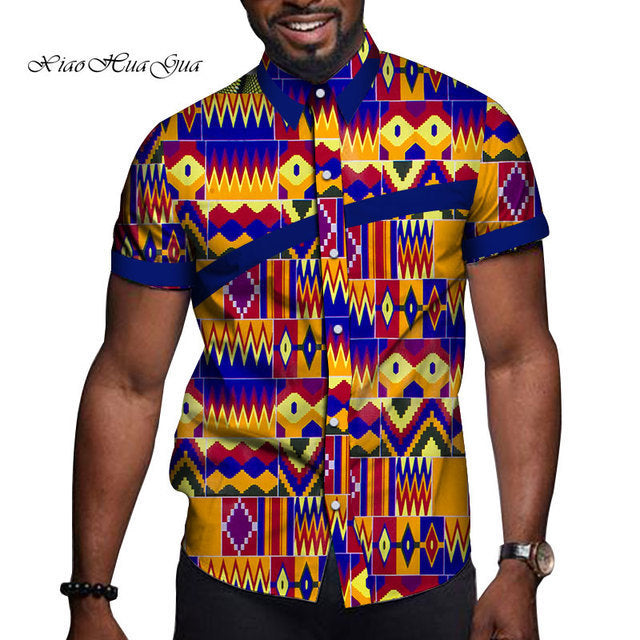 Men's African Print Sports Shirt