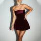 Tube-top Dress A-line Party Dress