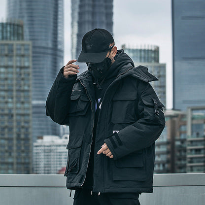 Men's Cotton Hooded Winter Jacket