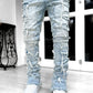 Men's Stacked fitted Jeans