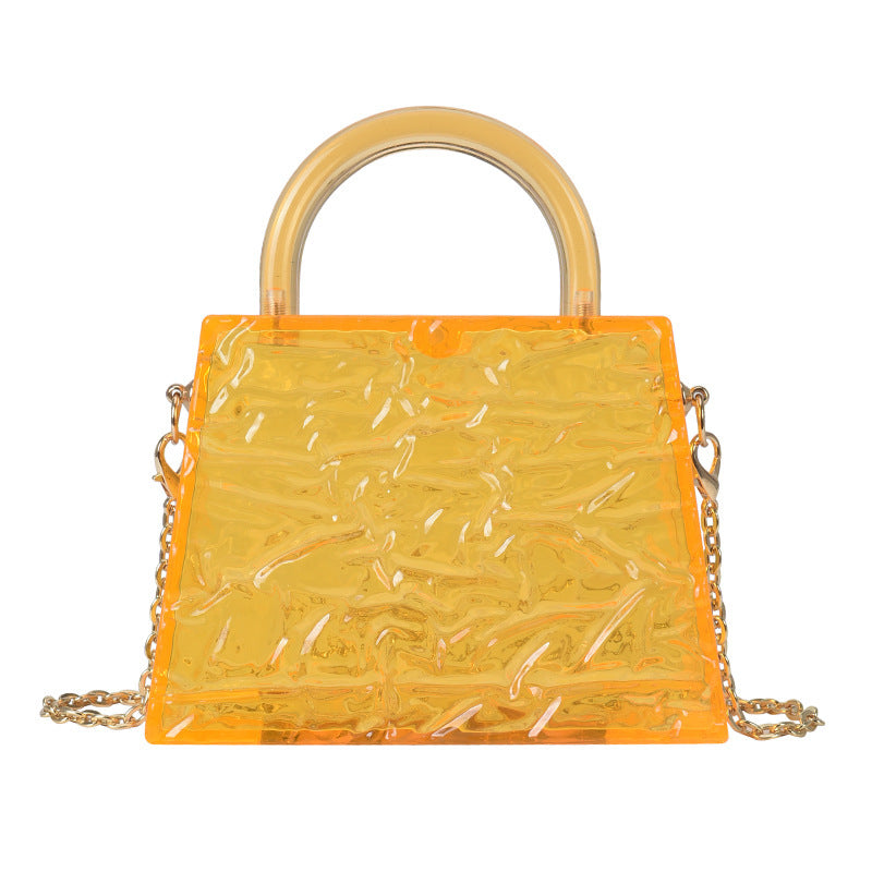 Mini Transparent Chain Bag