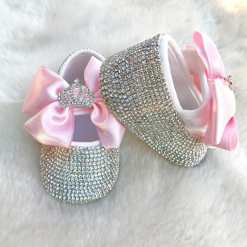 Newborn Rhinestone Shoes