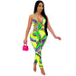 Women's Fashion Cross Lace-up Jumpsuit