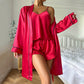 Silk Shorts Three-piece Set | Ajanka Inc.