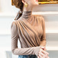 Women's Designer Mock Turtle Neck Top