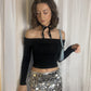 Women's Sequin Mini Skirt