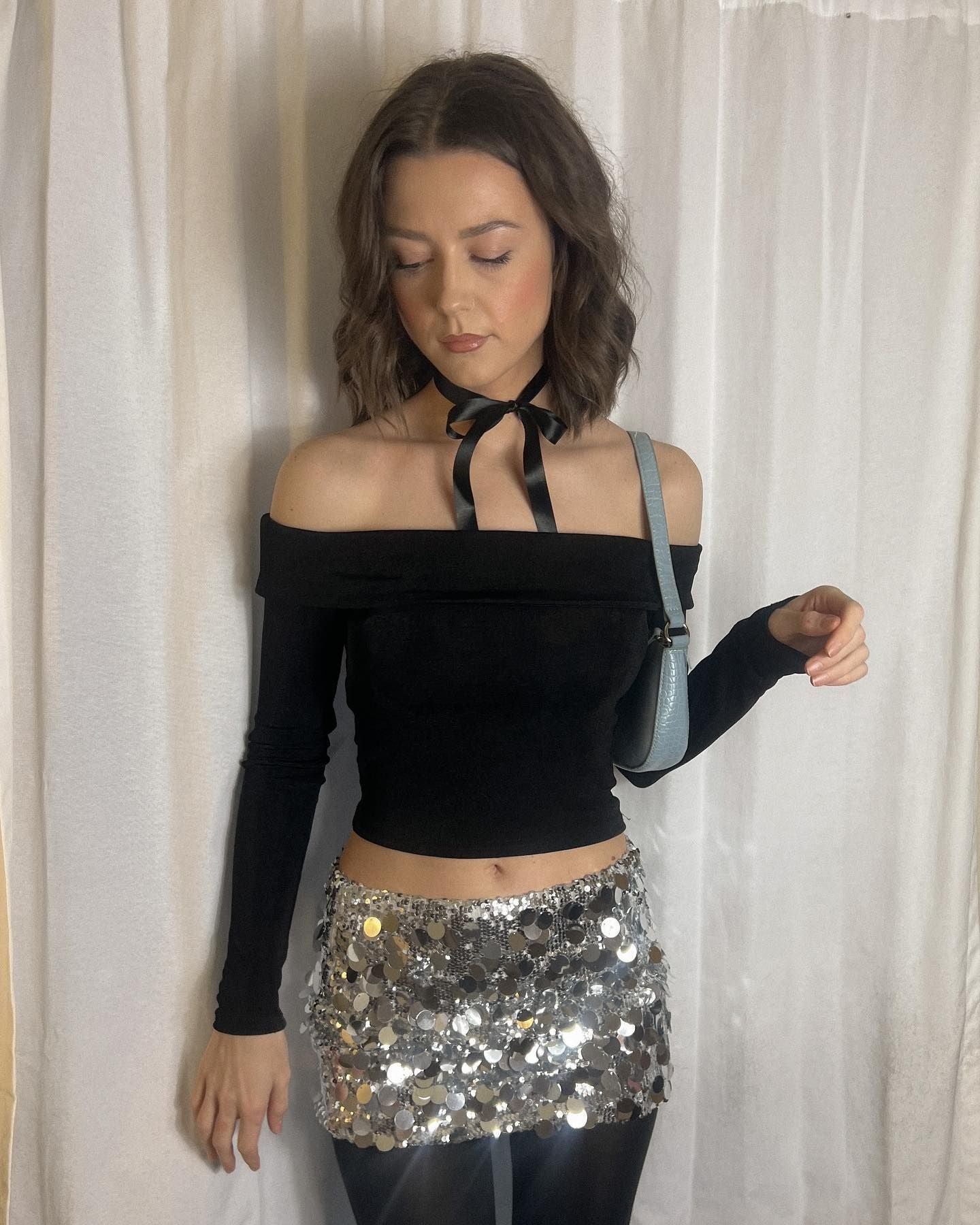 Women's Sequin Mini Skirt