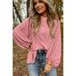 Round Neck Chiffon Blouse