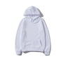 Cotton Fleece Solid Color Hoodie For Women