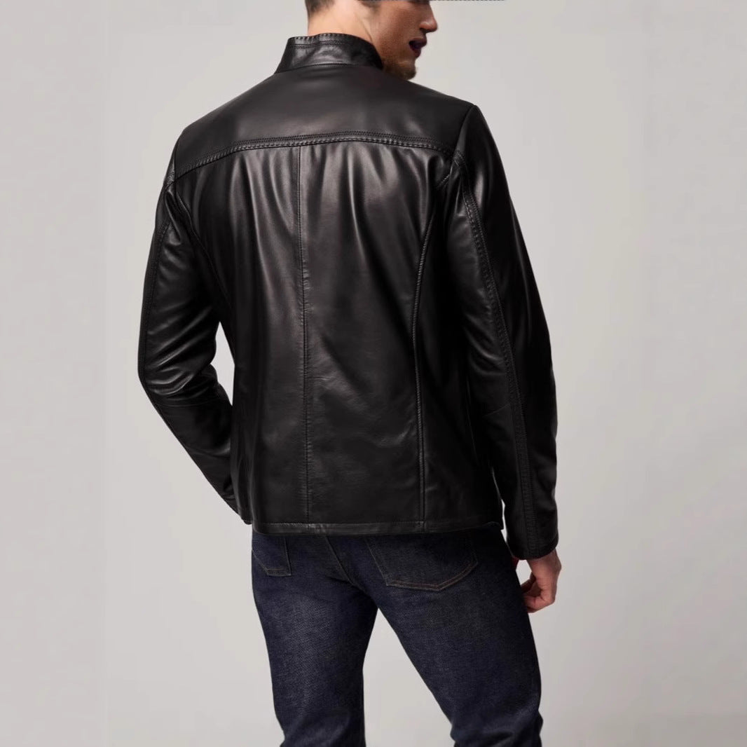 Men's American Leather Fashion Jacket
