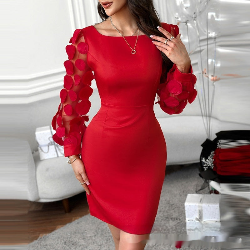 Jacquard Backless Dress