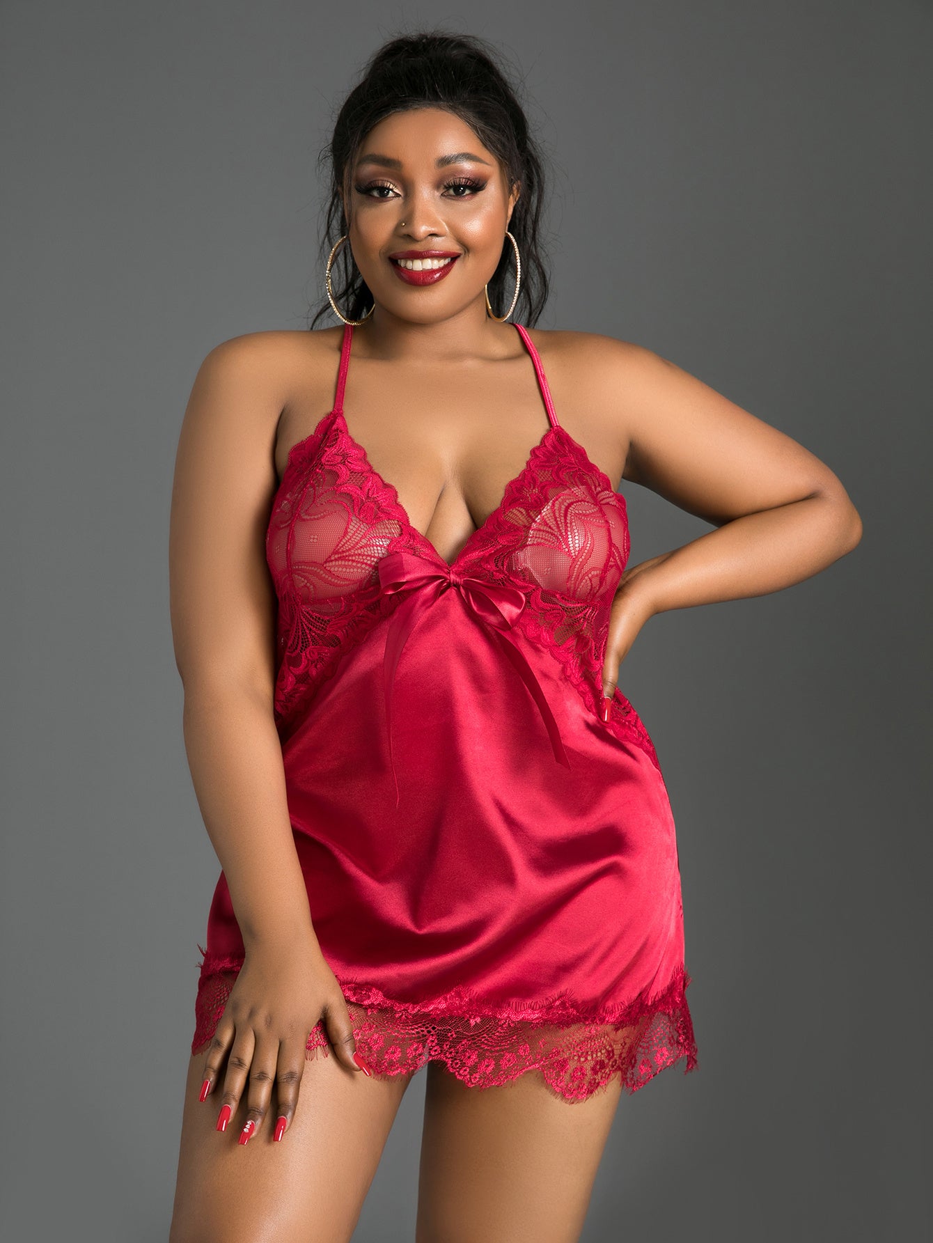 Lace X-back Lingerie