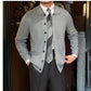 Slim Wool Knitted Vintage Cardigan For Men