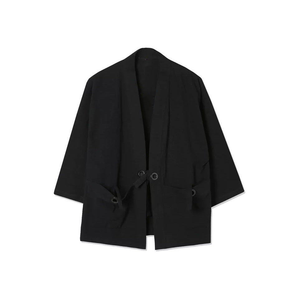 Loose Casual Chinese Style Cardigan For Men