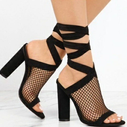 Ladies Cross Strap Sandals