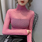 Women's Lace Turtle Neck Top