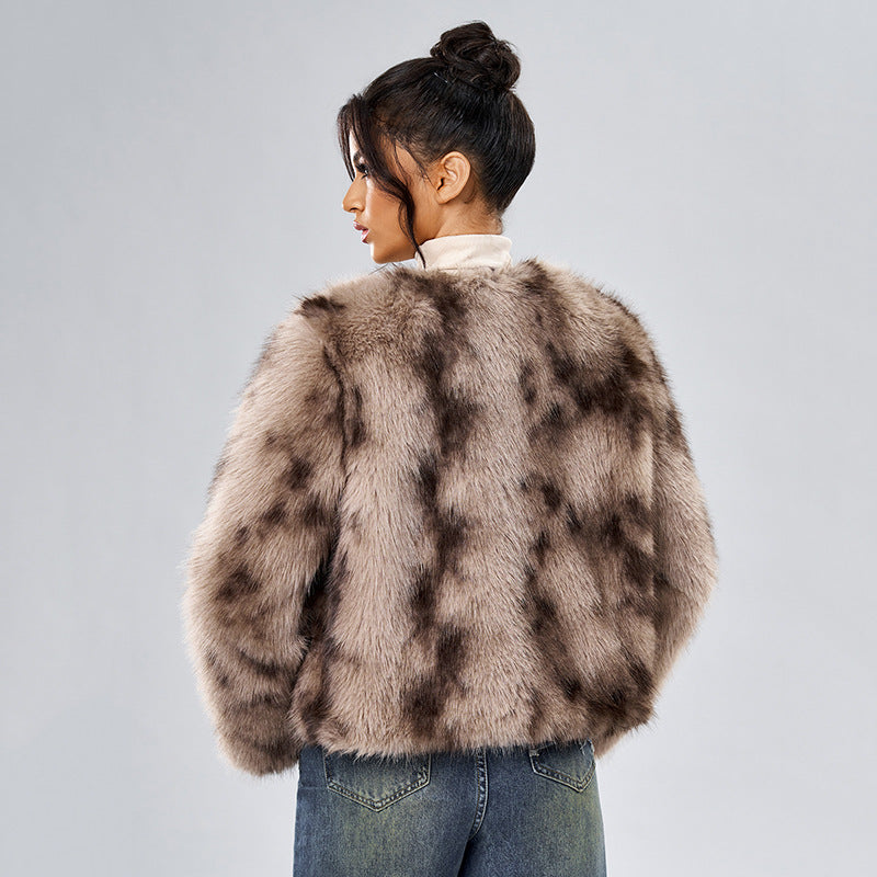 Women's Casual Fox Fur Jacket