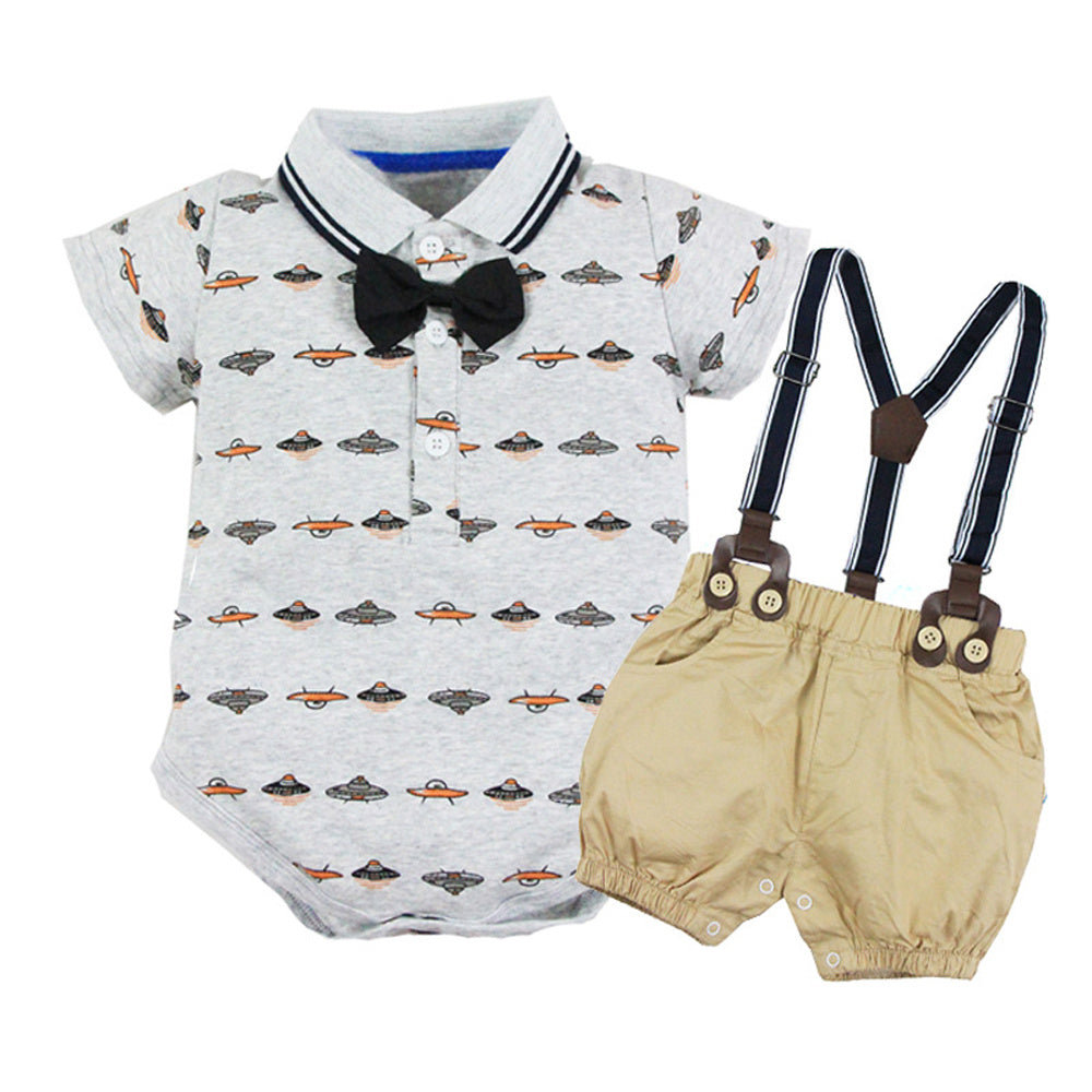 Little Gentleman 2 Pcs Bow Tie Suit