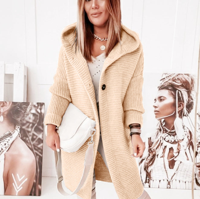 Plus Size Loose Commuting Cardigan For Women