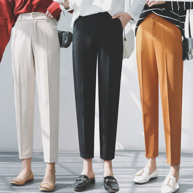Ladies Elastic Waist Trousers