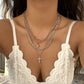 Mix And Match Cross Chain Necklace