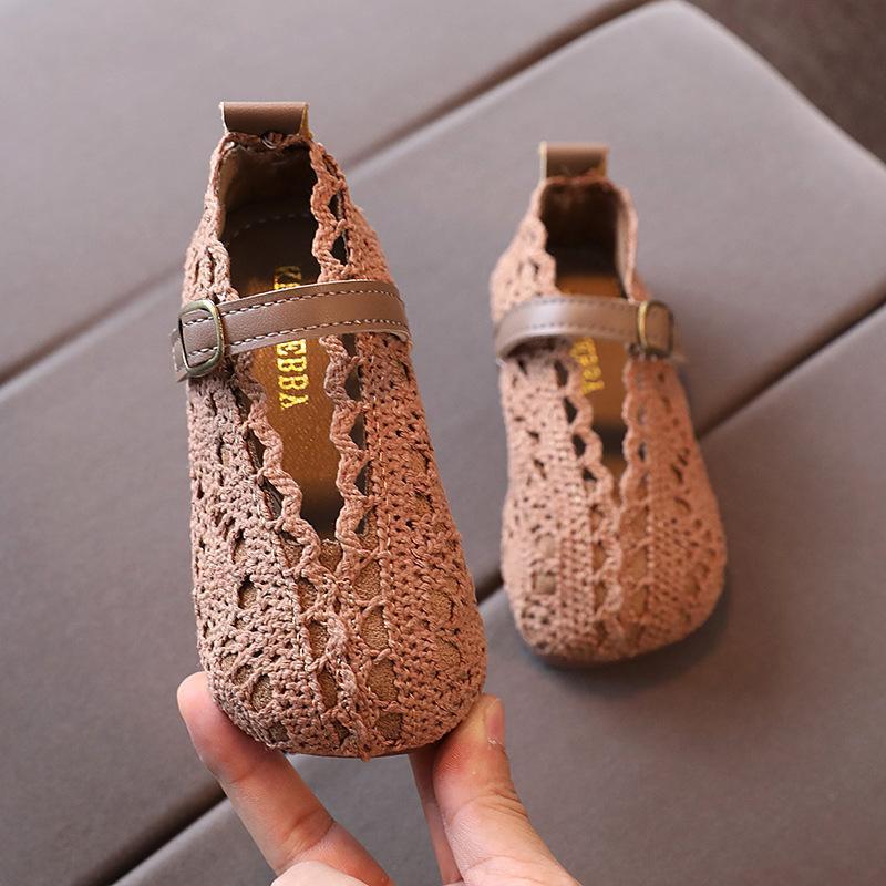 Girls Crochet Flats