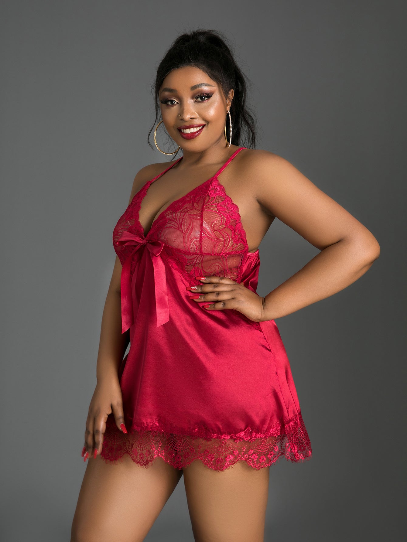 Lace X-back Lingerie