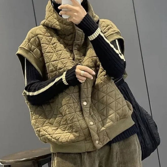 Oversized Hoodie Vest