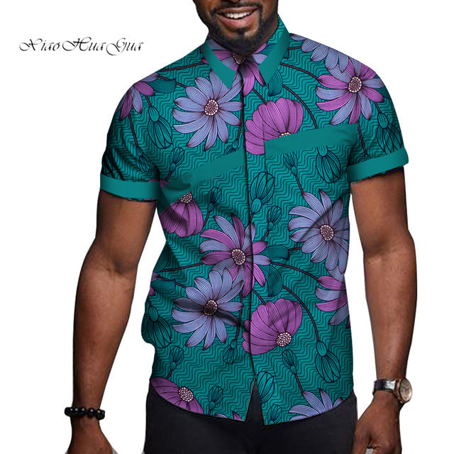 Men's African Print Sports Shirt