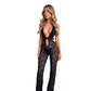 Extremely Lowcut Lace Jumpsuit