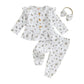 Girl's Cotton Double-layer Suit Playsuit