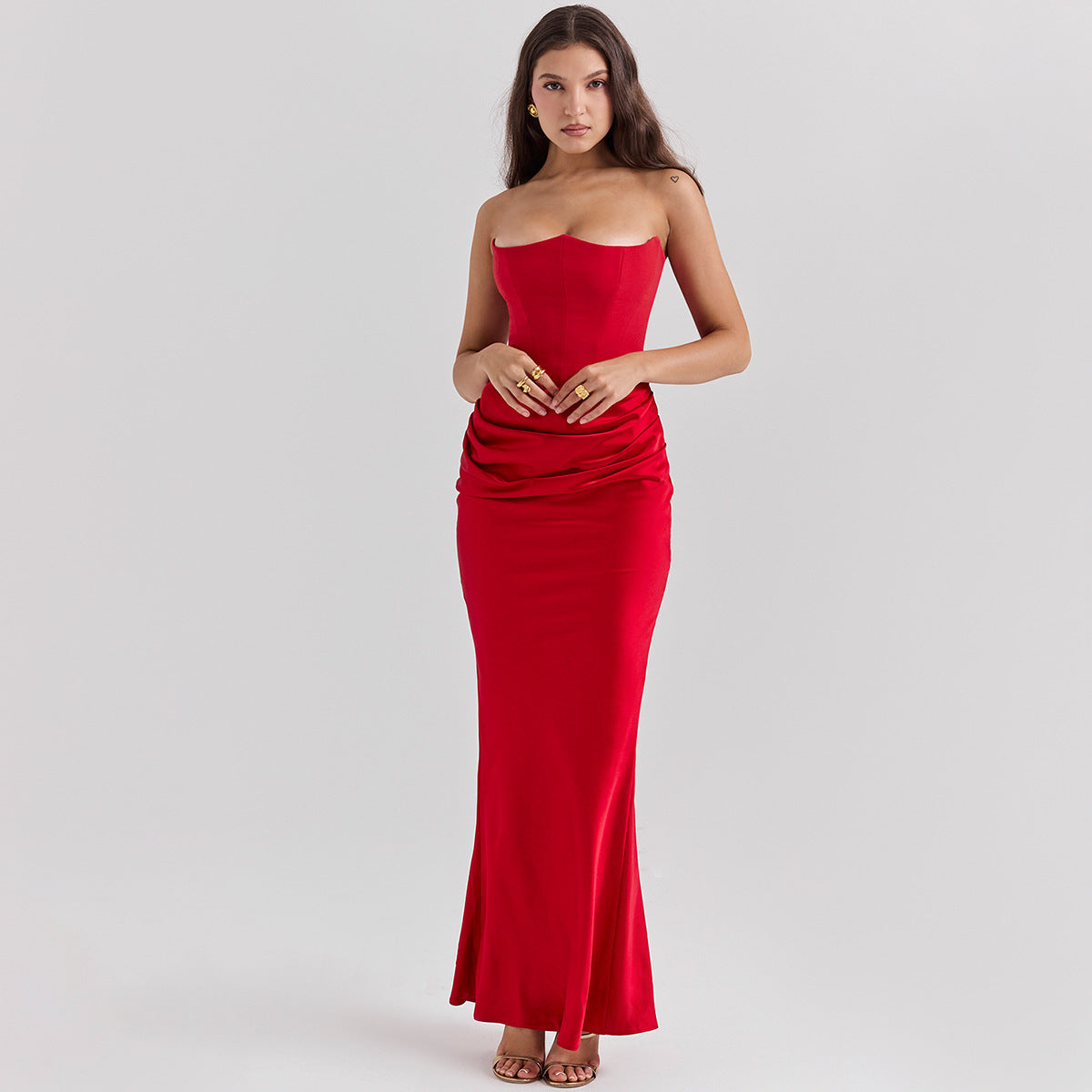 Bra Top Bandeau Evening Dress