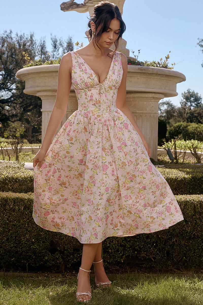 Women's A-line Pleated Dress