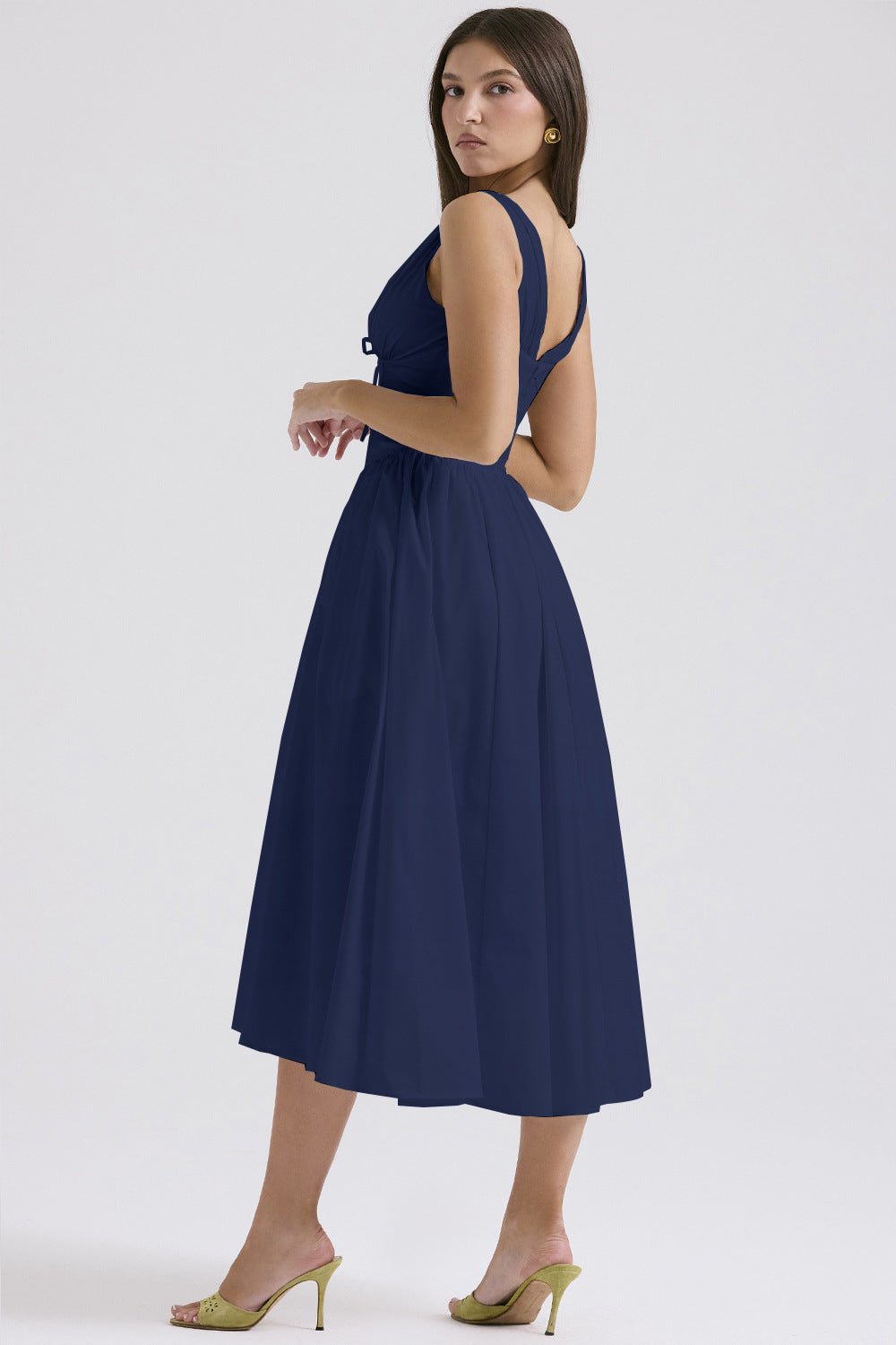 Women's A-line Pleated Dress