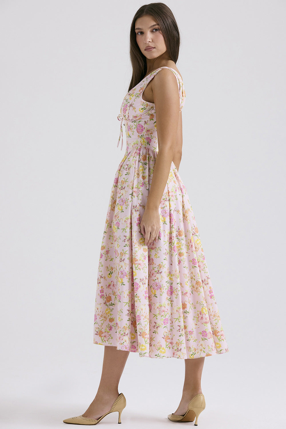 Women's A-line Pleated Dress