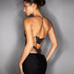 Lace Halter See Through Sheath Dress