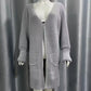 Mid-length Knitted Sweater Coat