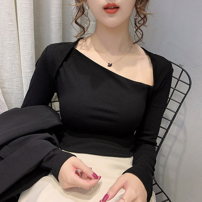 Women's Inclined Neck Blouse