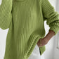 Core-Pun Yarn Sweater w/Spandex