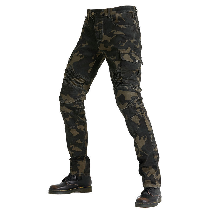 Stretchy Camouflage Jeans