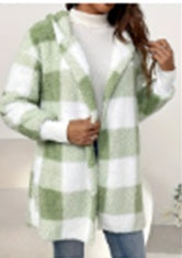 Loose Plaid Long Cardigan For Women