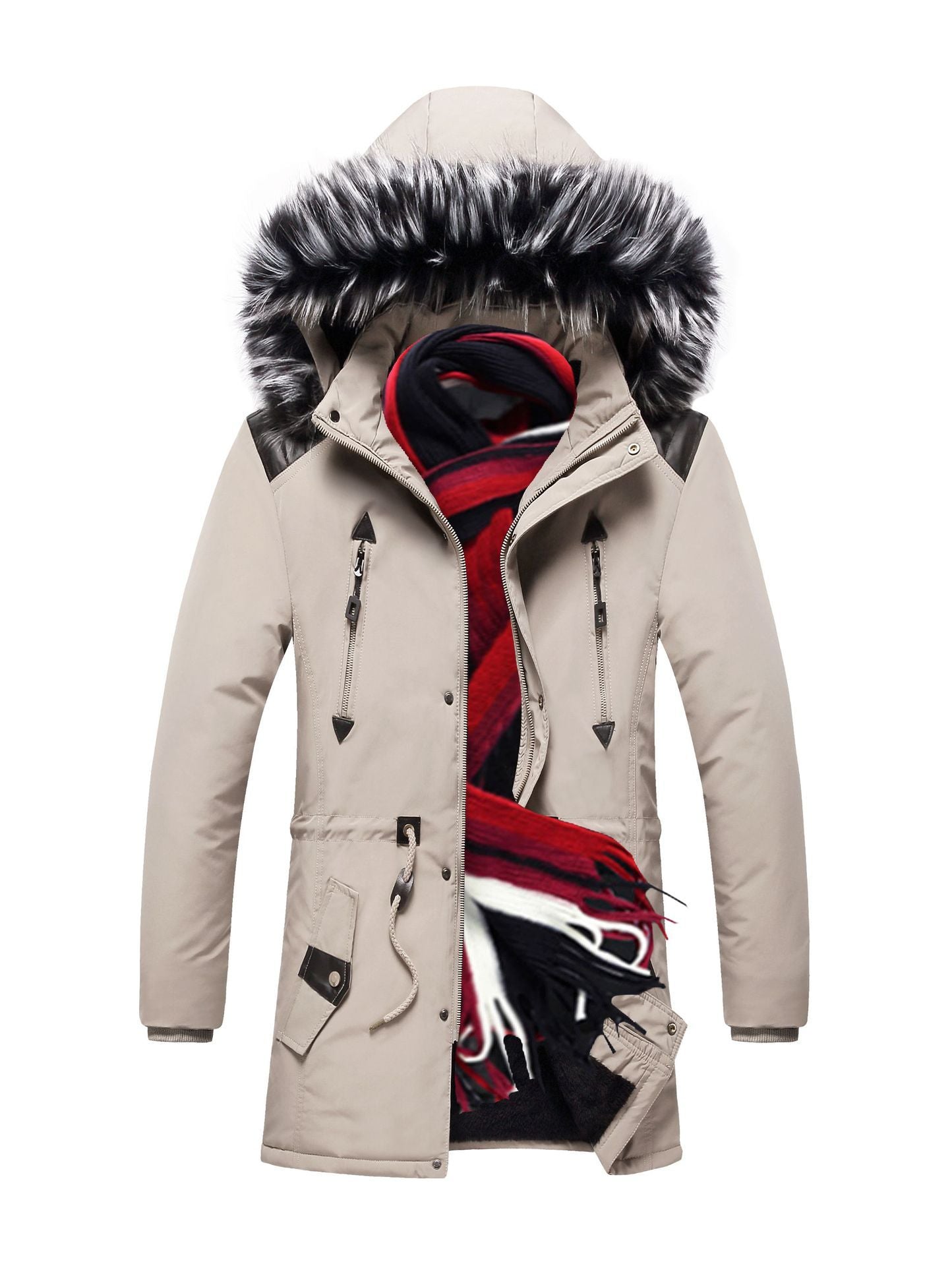 Men's Hooded Parka Coat