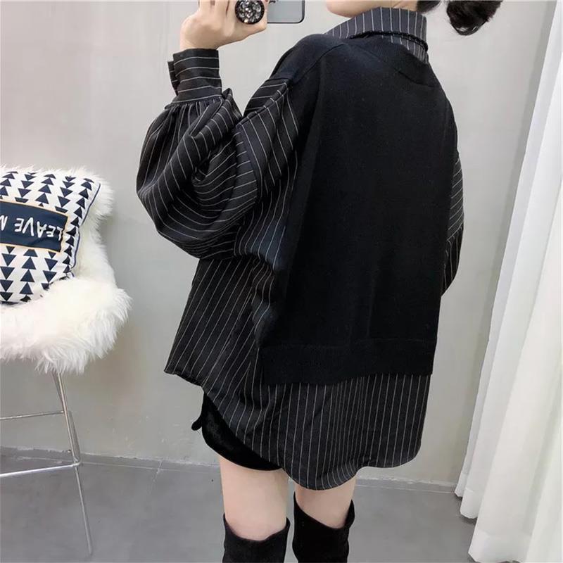 Pinstripe Cotton 2pcs Shirt