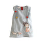 Girl's Embroidered Denim Tunic