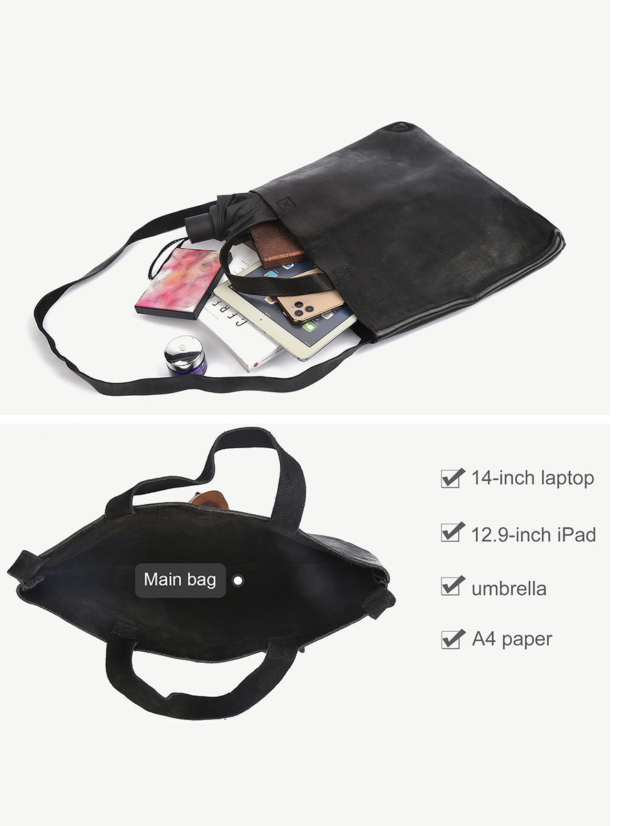 Women's Retro Leather Multi-functional Shoulder Bag