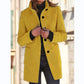 Standing Collar Woolen Coat
