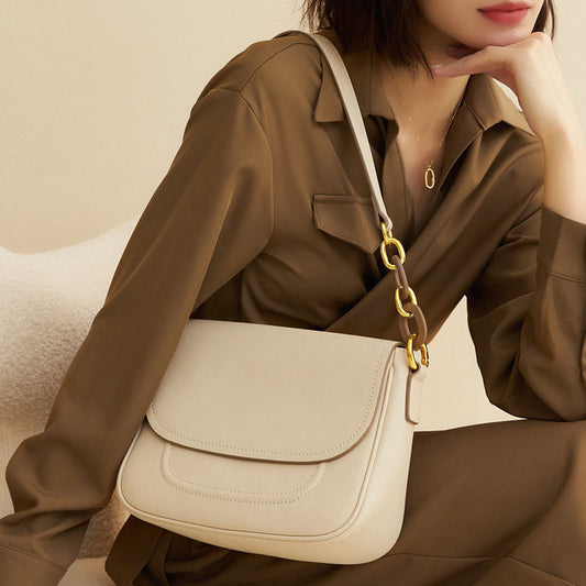 High-grade Cowhide Underarm Bag