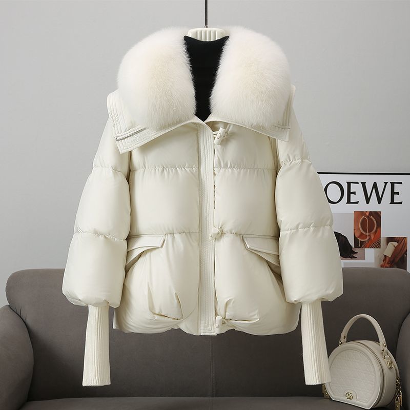 Padded Cotton/Fur Jacket