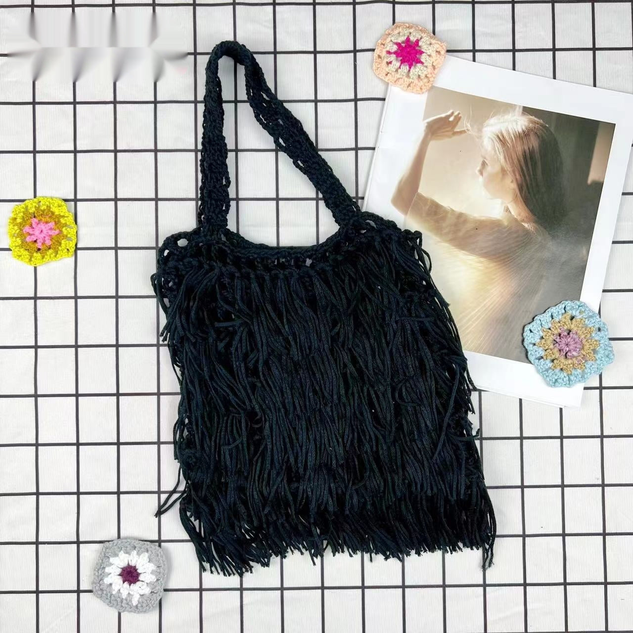 Ethnic Handmade Tassel Bag